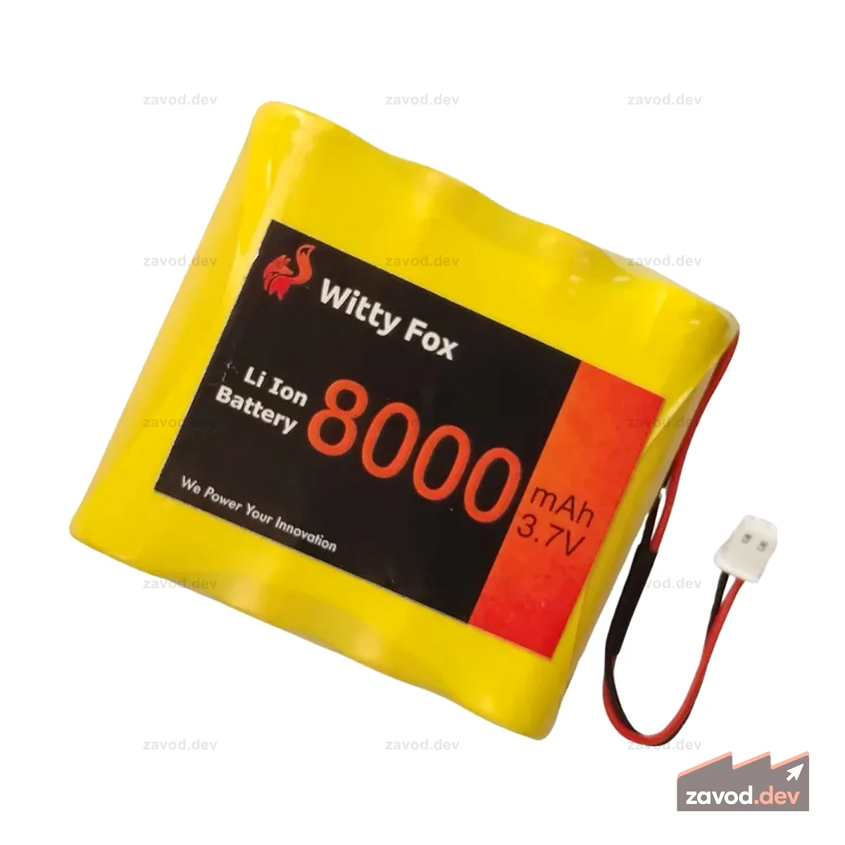 Witty Fox 3,7 В 8000 мАч литий-ионный аккумулятор