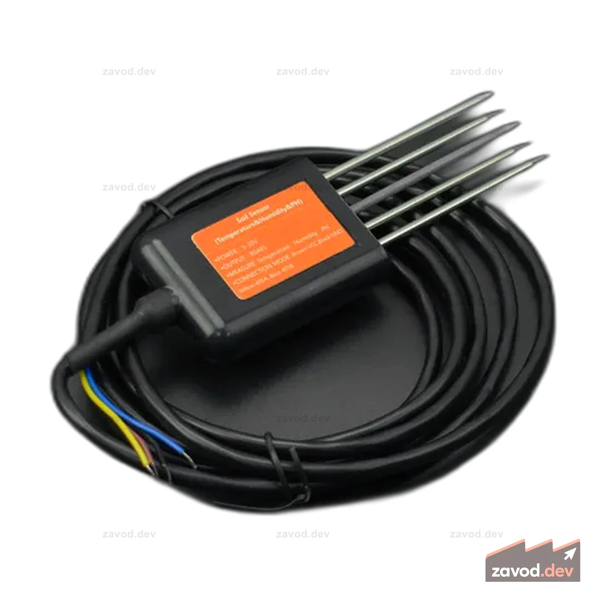 MODBUS-RTU RS485 Датчик температуры, влажности и pH почвы