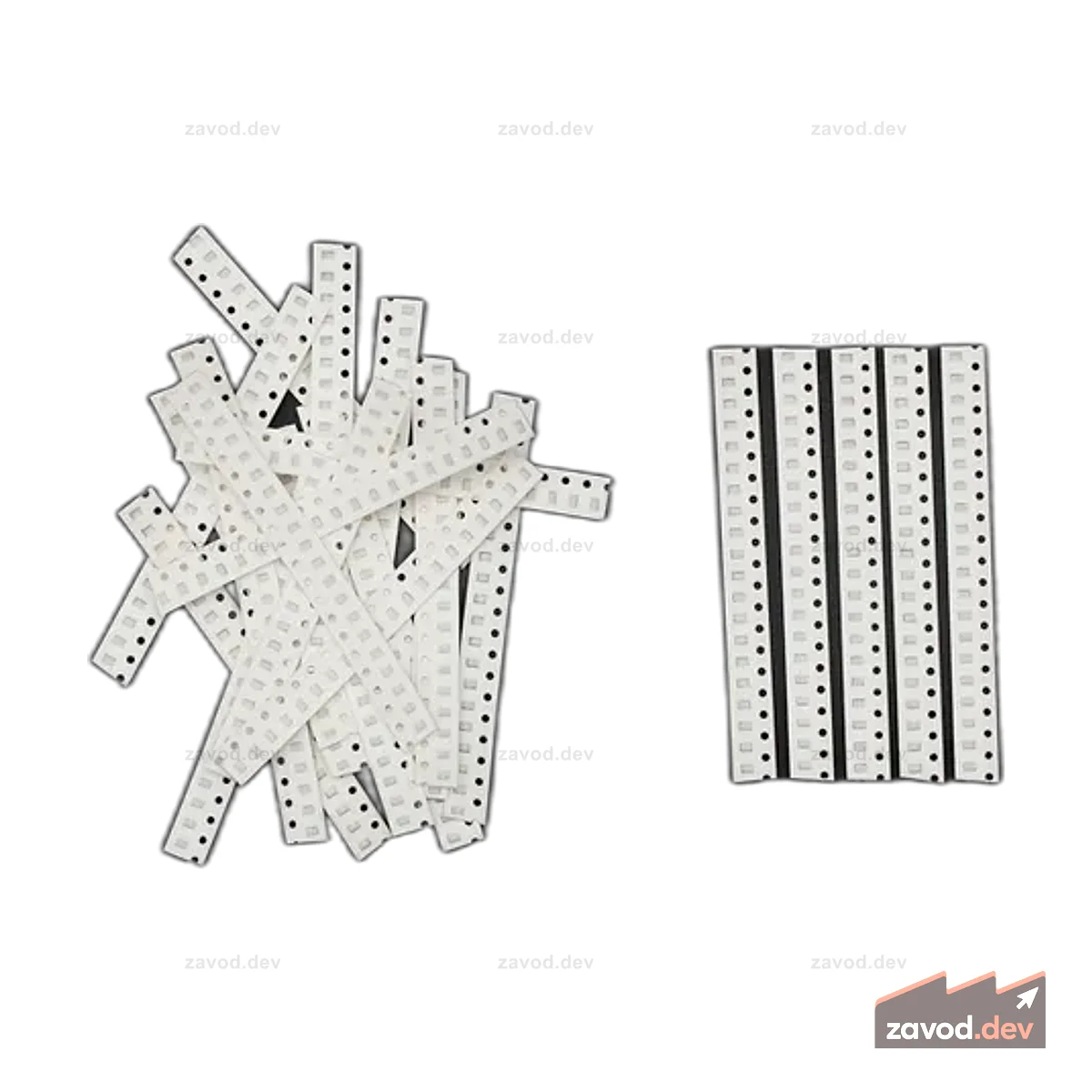 0805 Комплект резисторов SMD (620 Ом-12 кОм, ± 5%, 500 шт.)