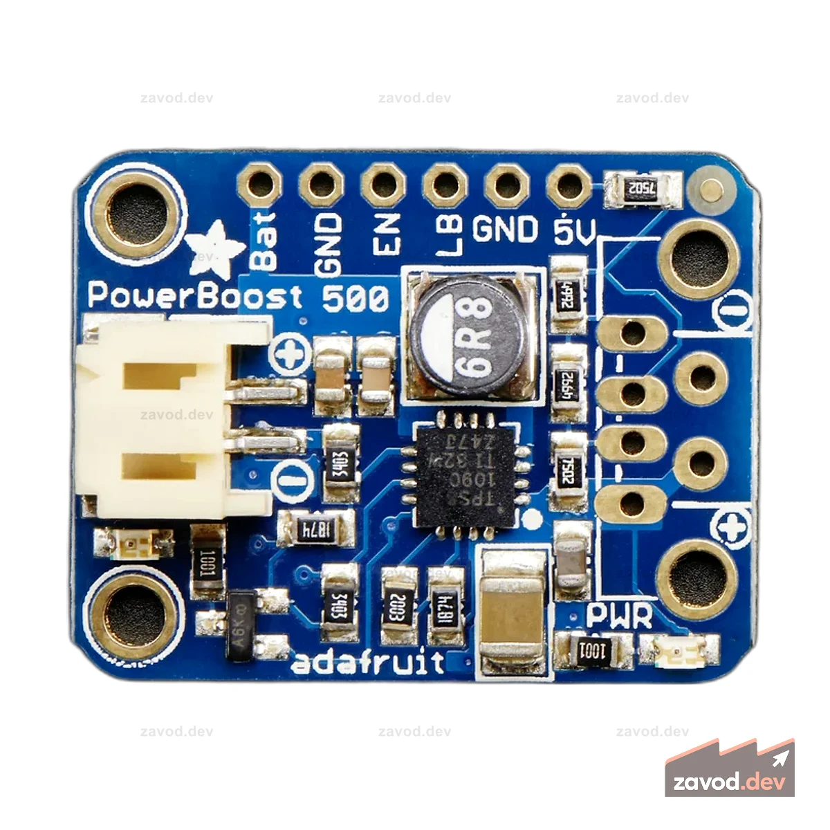 Adafruit PowerBoost 500 Basic — USB Boost 5 В @ 500 мА от 1,8 В+