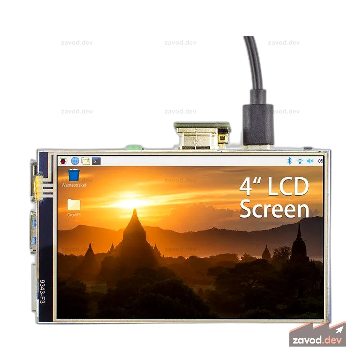 RR040I 4-дюймовый сенсорный экран IPS TFT с разрешением HD 800x480 для Raspberry Pi
