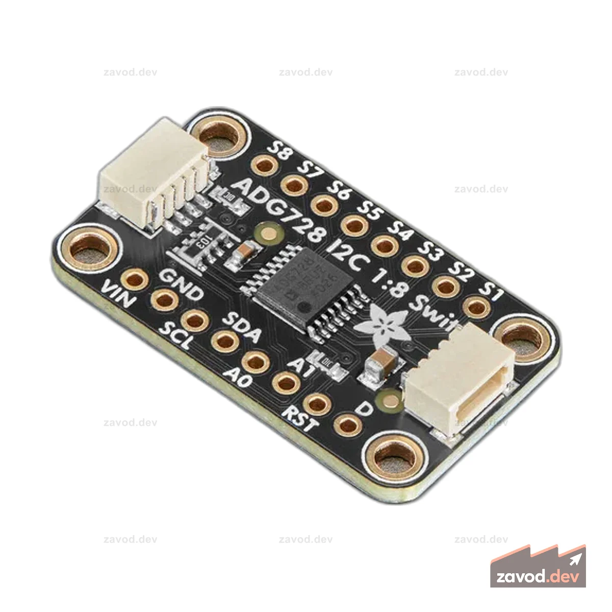 Adafruit ADG728 Аналоговый матричный переключатель 1-8 - Stemma QT