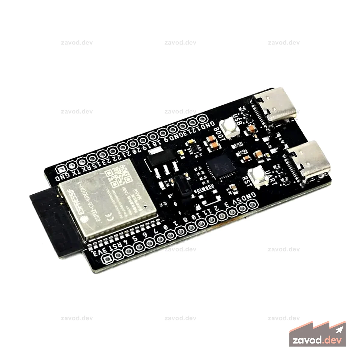 SmartElex ESP32-C6-WROOM-1 Плата разработки WiFi + BLE + Zigbee DevKit