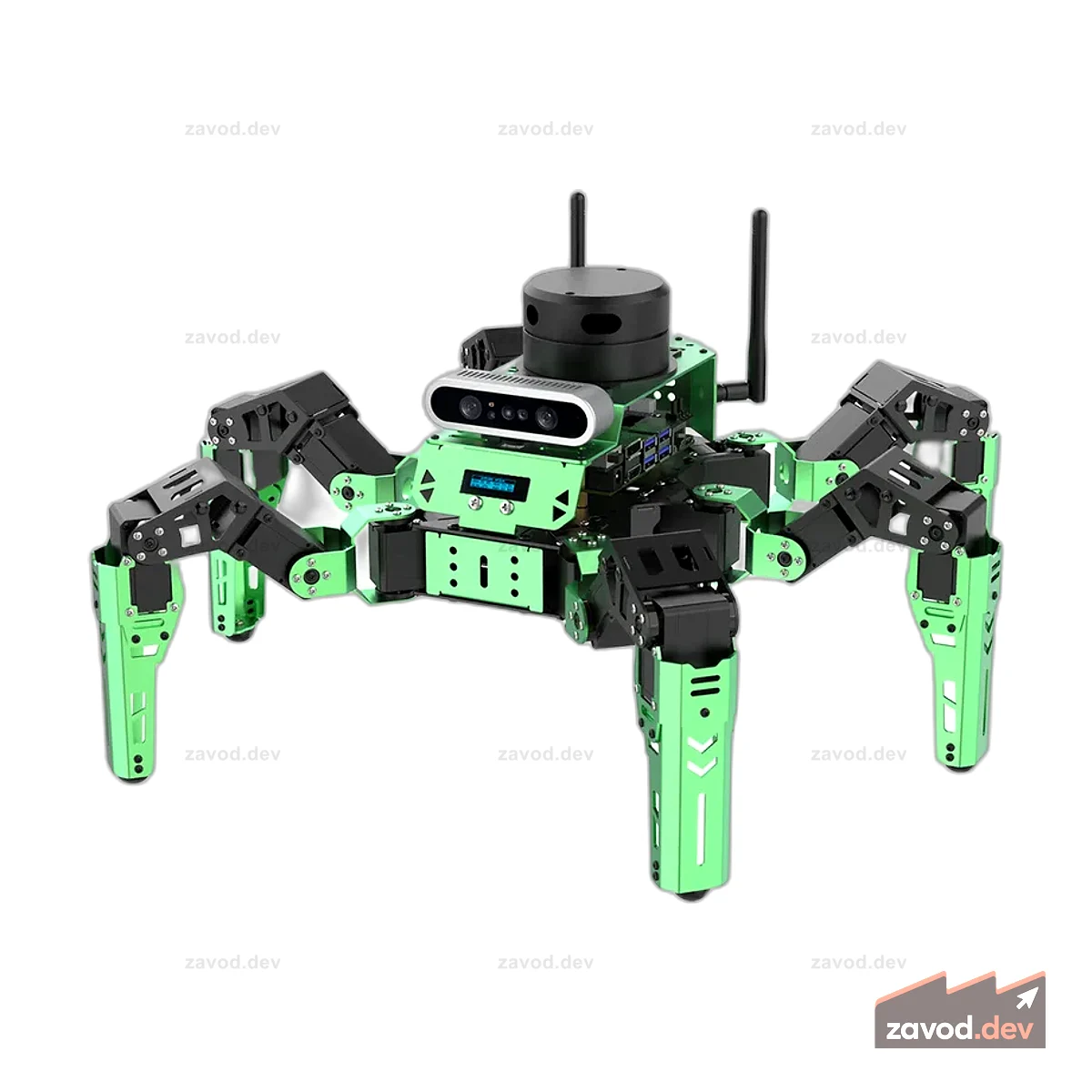 Комплект робота Hiwonder JetHexa ROS Hexapod на базе Jetson Nano с поддержкой лидарной камеры глубины SLAM-картографии и навигации