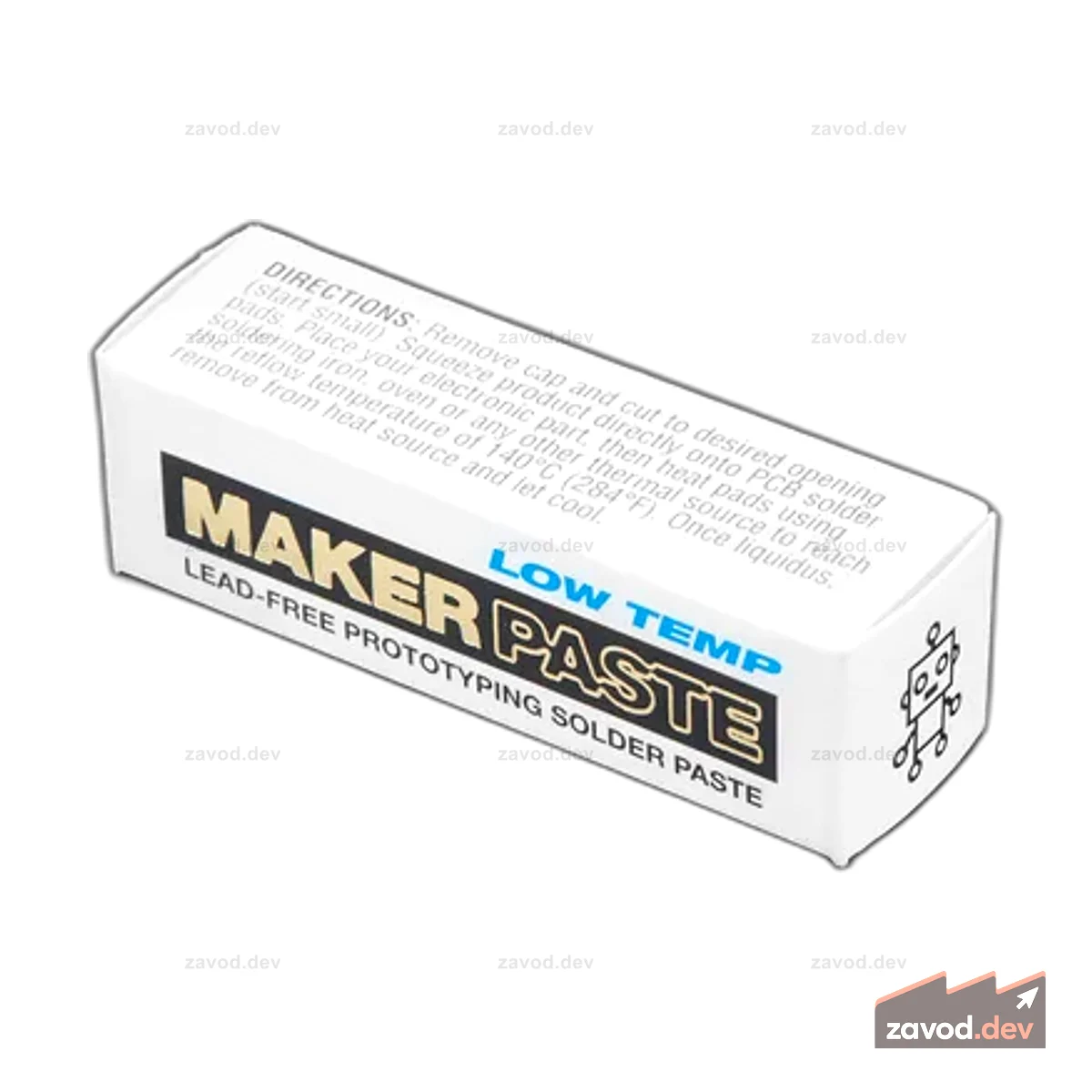 Maker Paste – низкотемпературная бессвинцовая паяльная паста для прототипирования