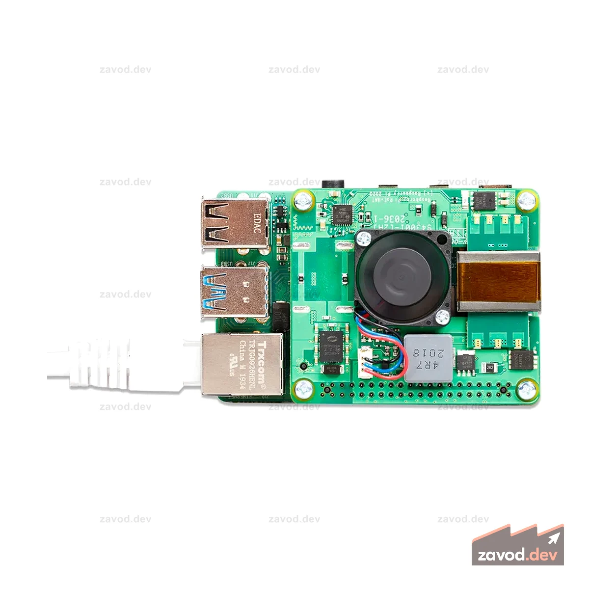 ШЛЯПА Raspberry Pi PoE+