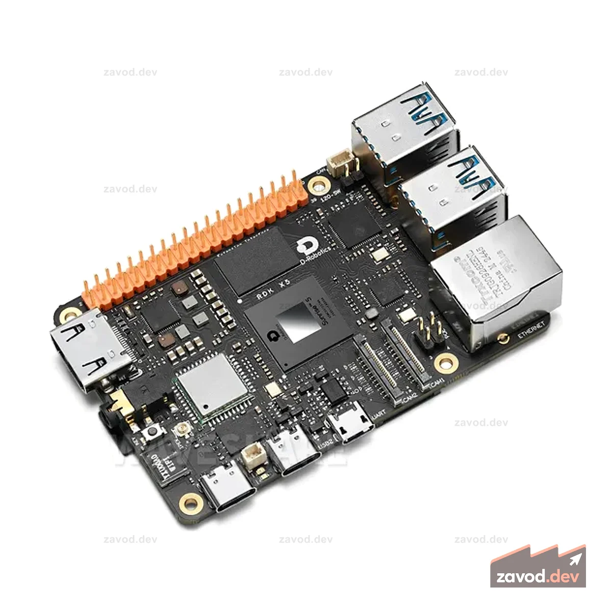 Плата D-Robotics RDK X5 — Sunrise 5, Octa-Core A55, 10 TOPS, 8 ГБ ОЗУ