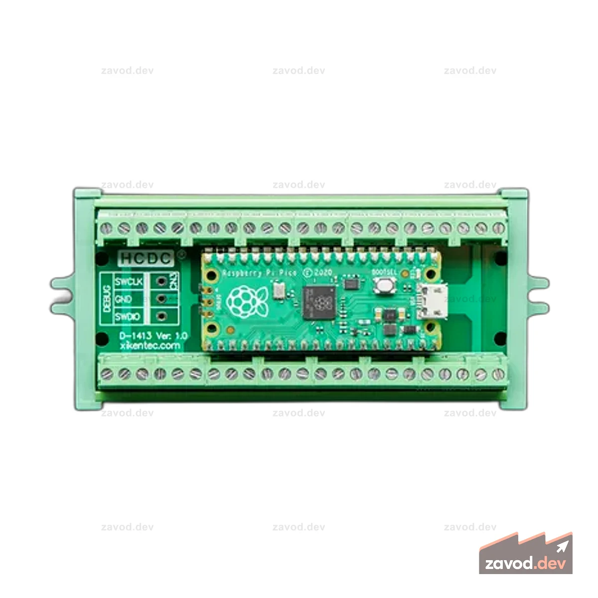 Коммутационный модуль клеммной колодки для Raspberry Pi Pico