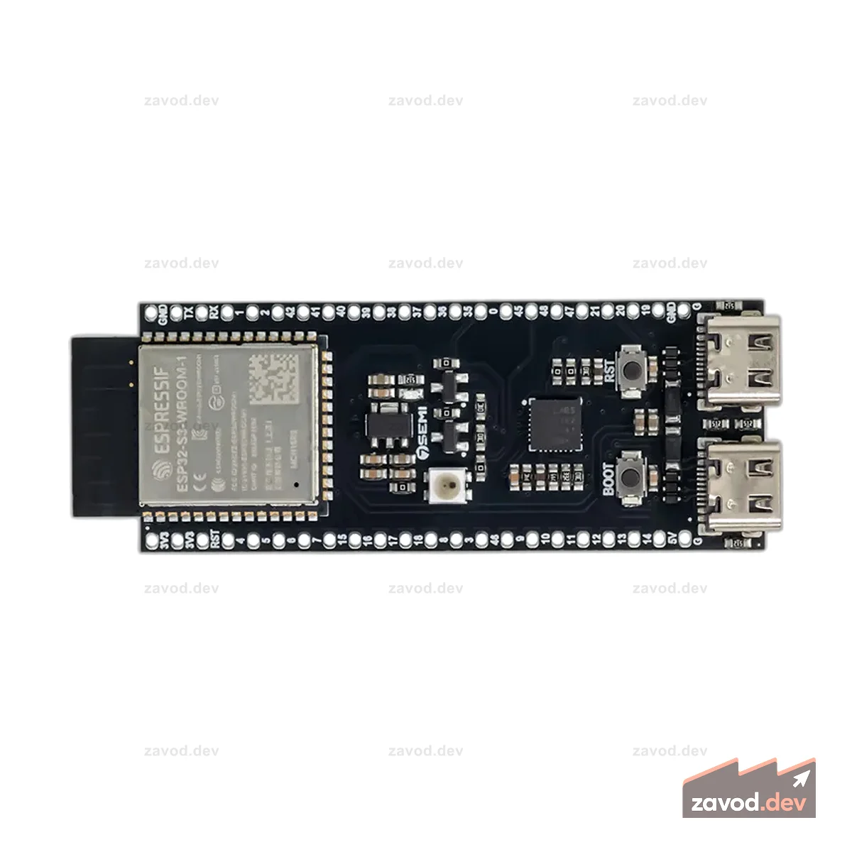 7Semi ESP32-S3-WROOM-1-N16R8 Модуль WiFi Bluetooth 16 МБ флэш-памяти 8 МБ PSRAM