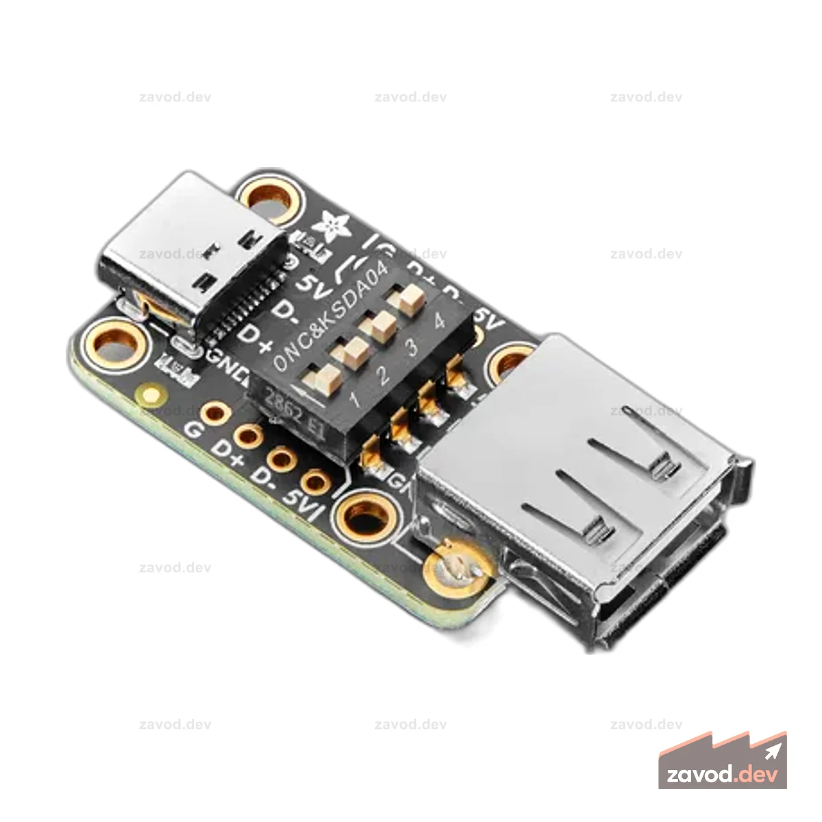 Переключаемая коммутационная плата Adafruit USB типа A–C