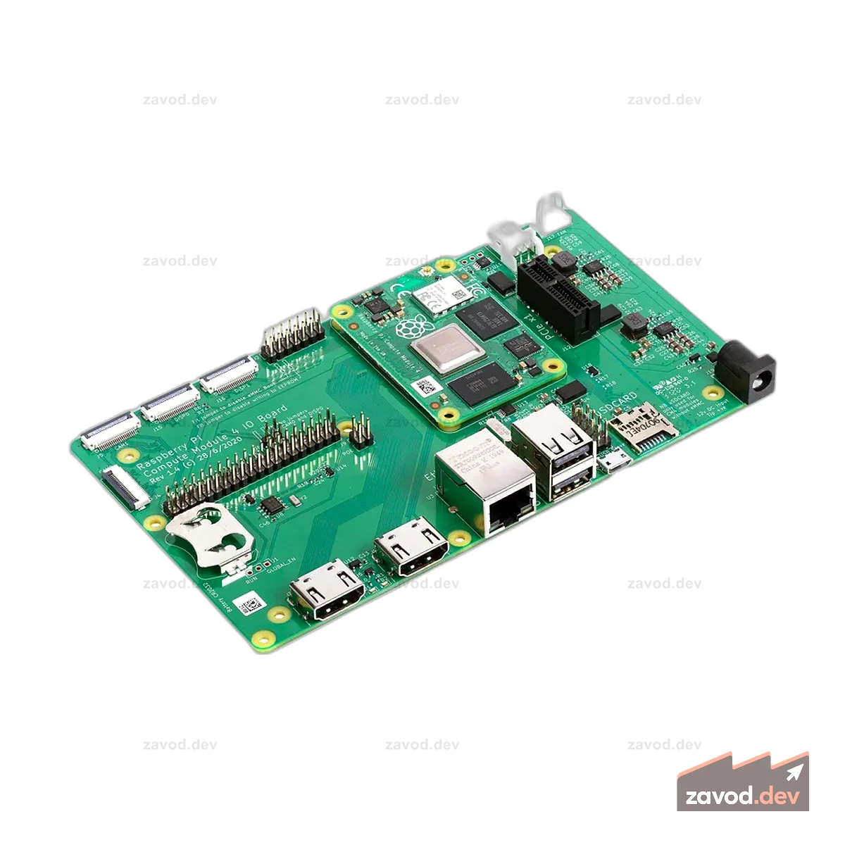 Плата ввода-вывода вычислительного модуля Raspberry Pi 4