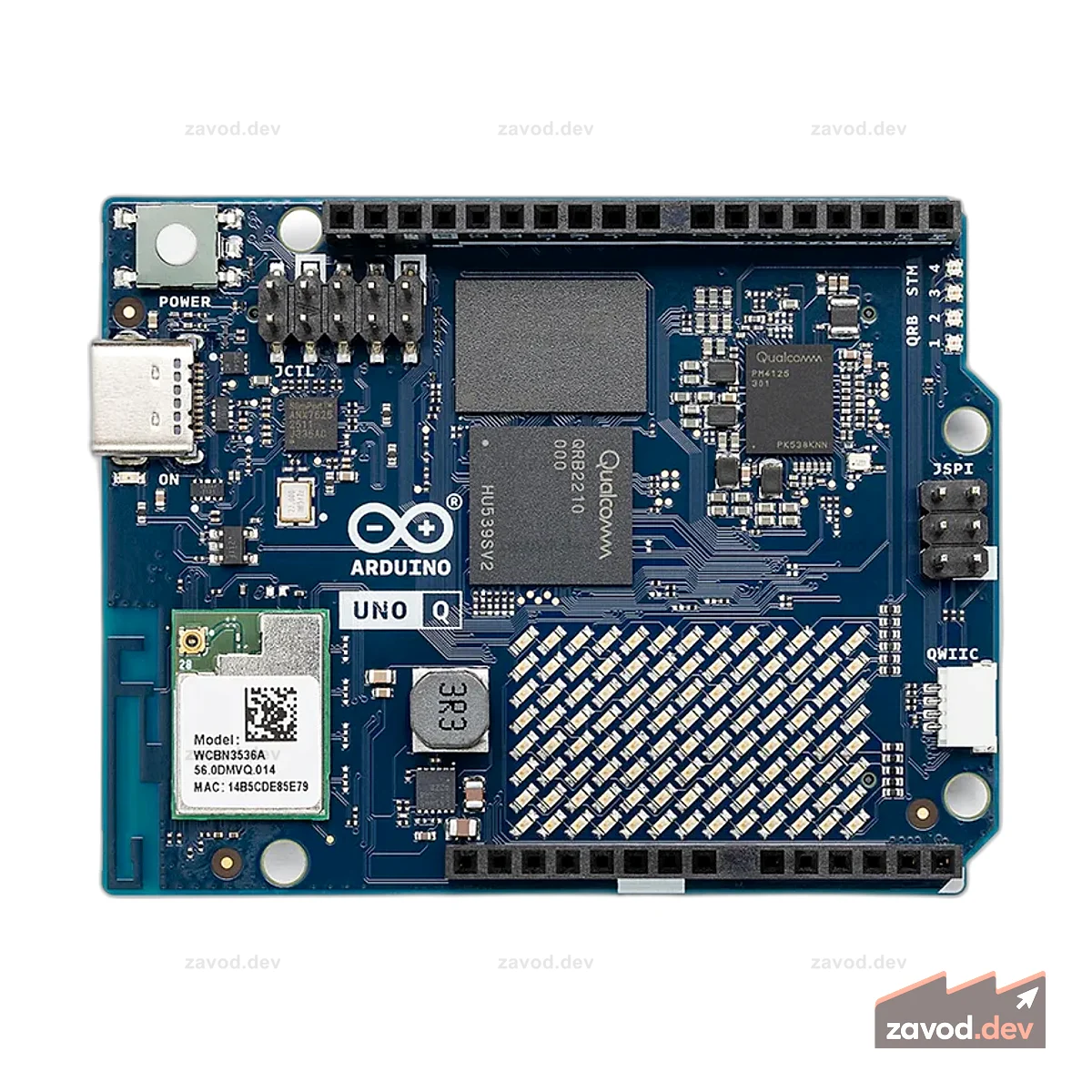 Официальный Arduino UNO Q SBC 4 ГБ ABX00173