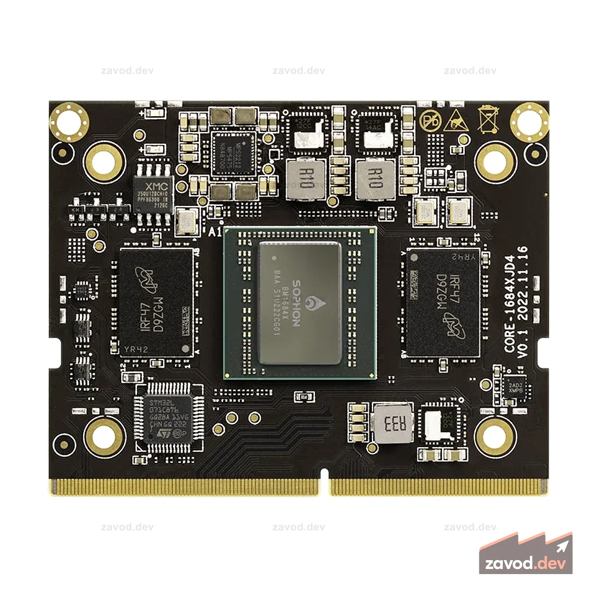Core-1684XJD4 Восьмиядерная система искусственного интеллекта на модуле
