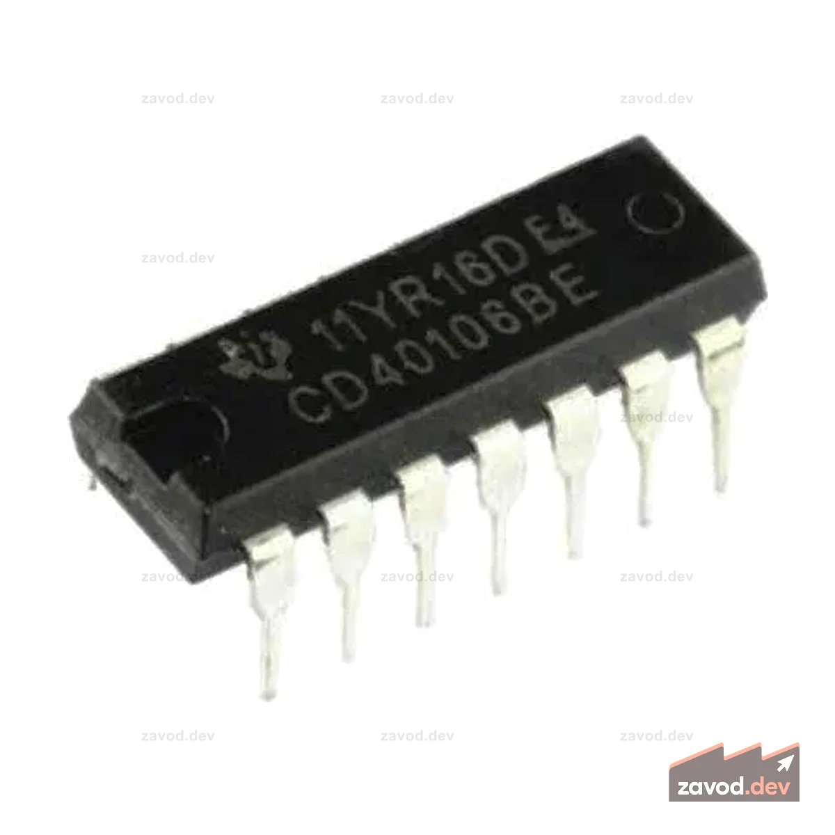 CD40106 - ИС инвертора шестигранного триггера Шмитта