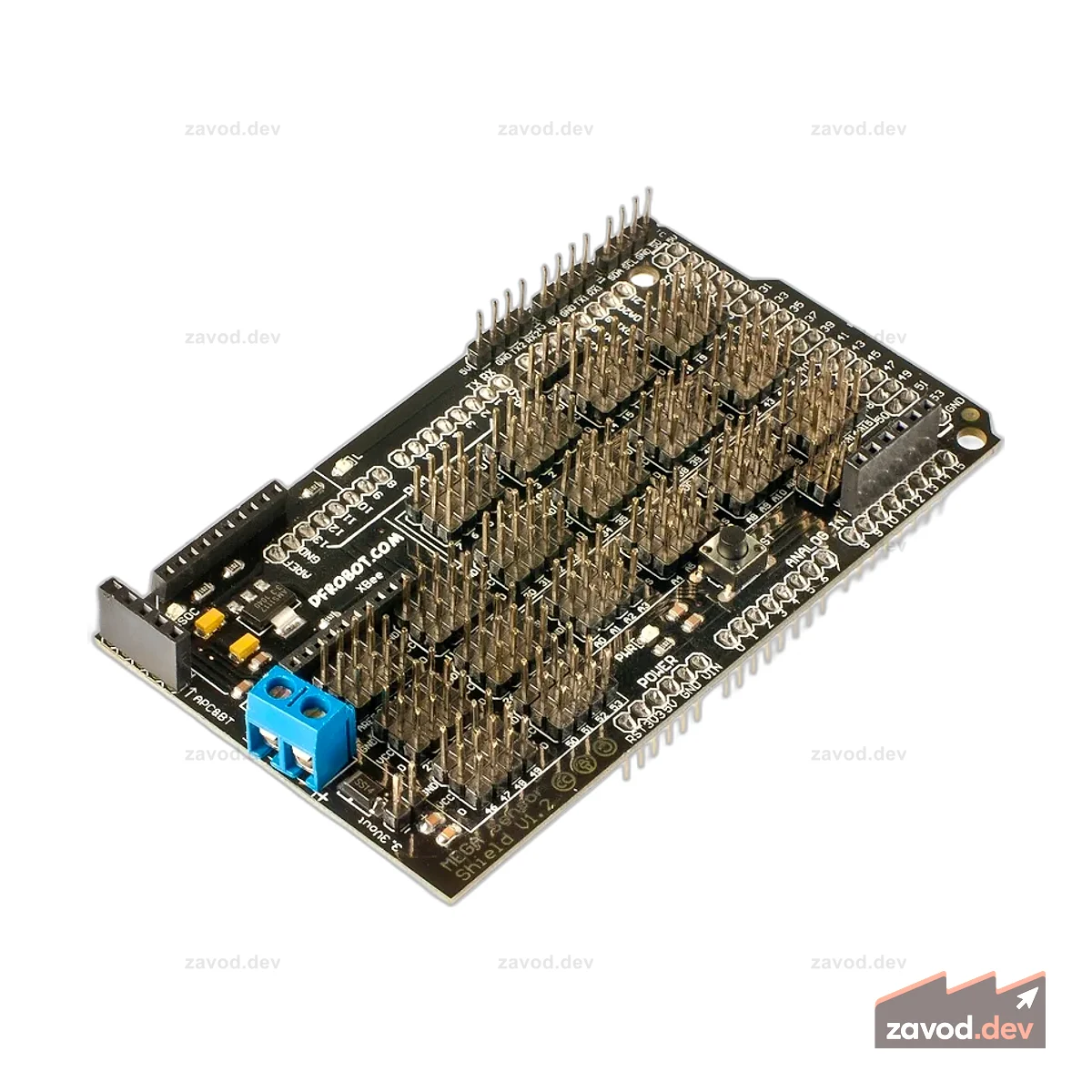 Плата расширения Mega IO для Arduino Mega V1.2 (Снято с производства)