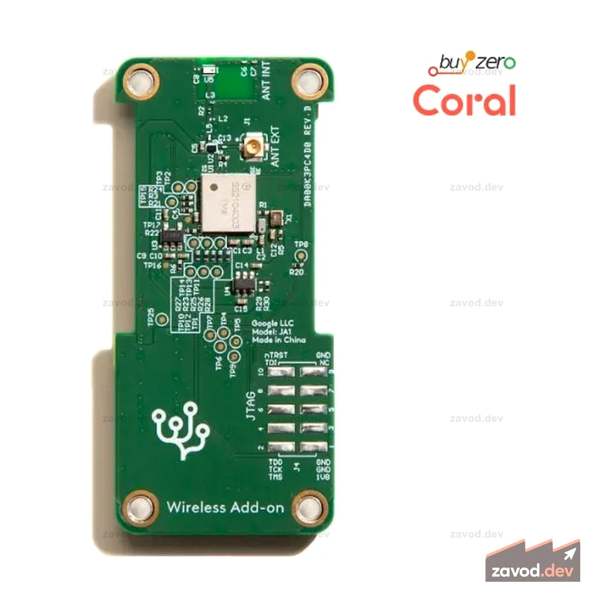 Дополнительная плата Coral Wireless для Dev Board Micro