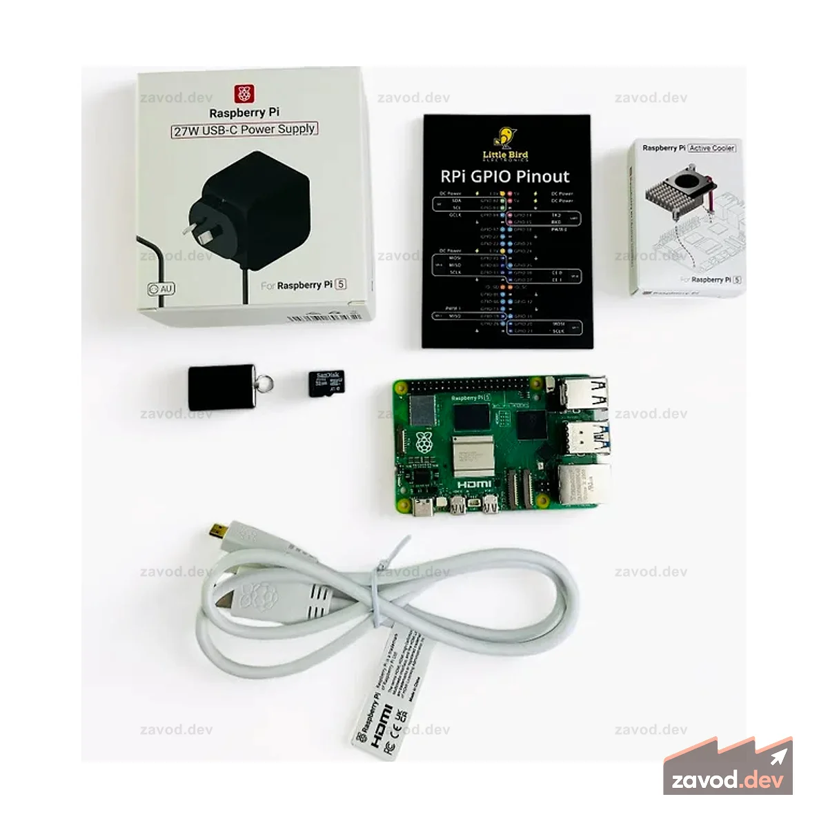 Крутой комплект Raspberry Pi 5