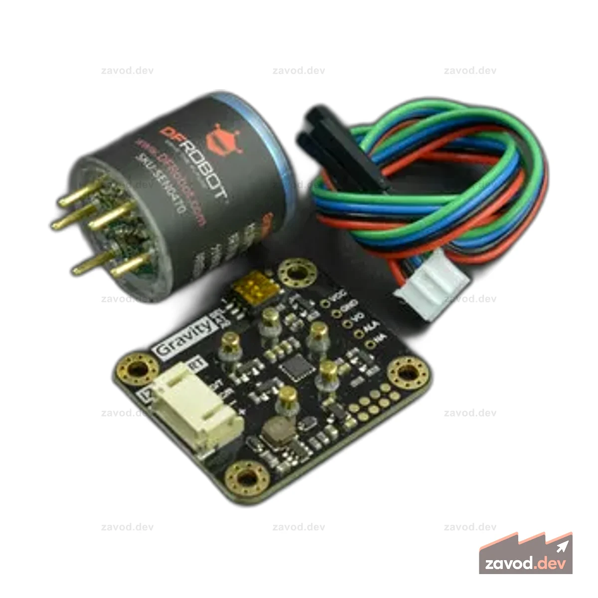 Гравитация: Датчик SO2 (калиброванный) - I2C и UART