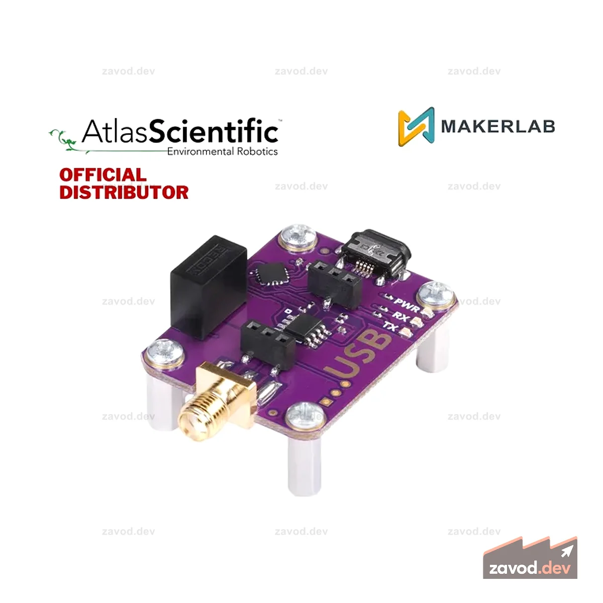 Atlas Gen 2, электрически изолированная несущая плата USB EZO™