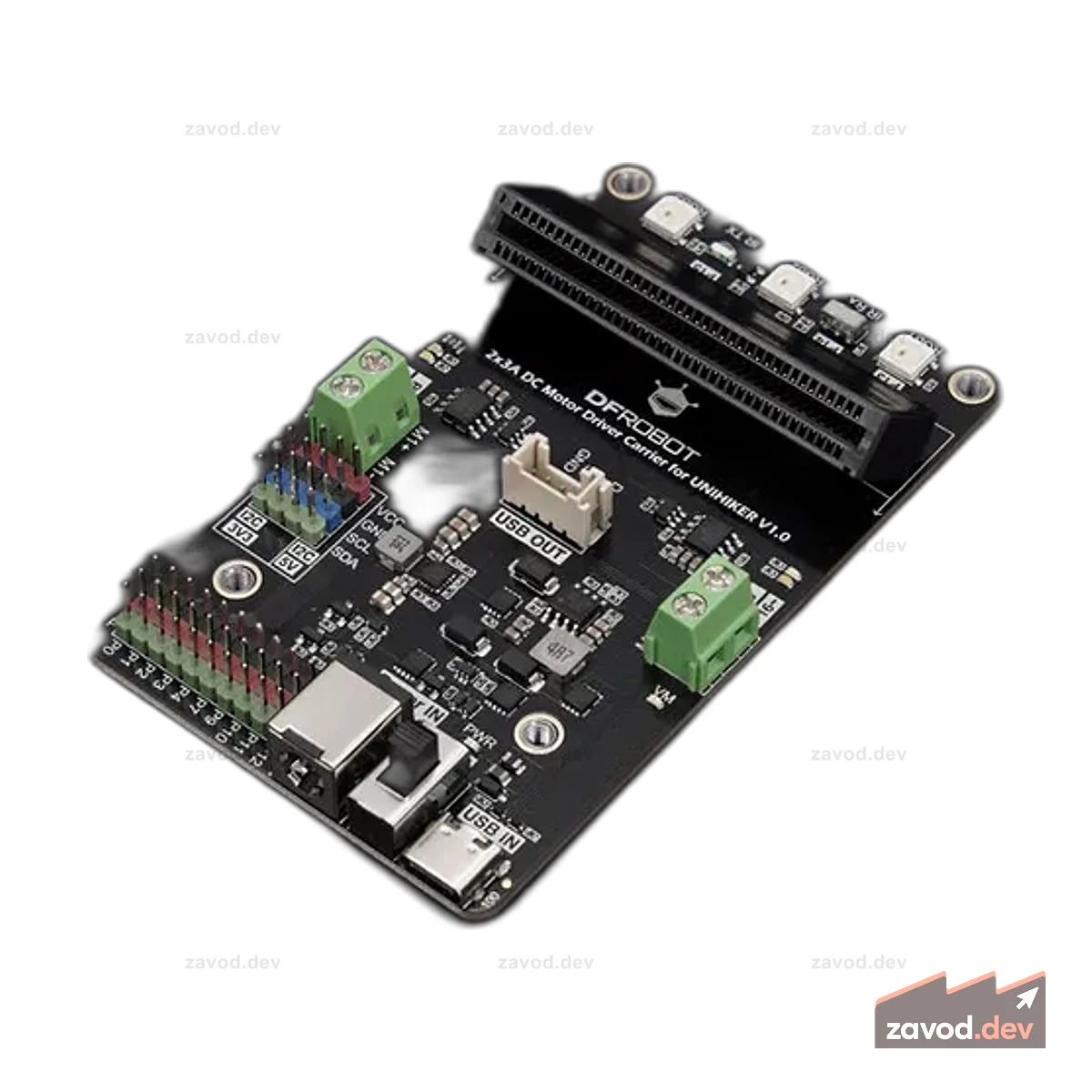 Несущая плата драйвера двигателя постоянного тока 2x3A для UNIHIKER