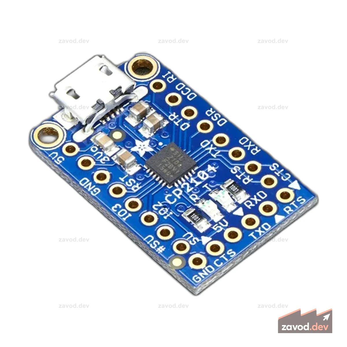 Adafruit CP2104 Friend — преобразователь USB в последовательный порт