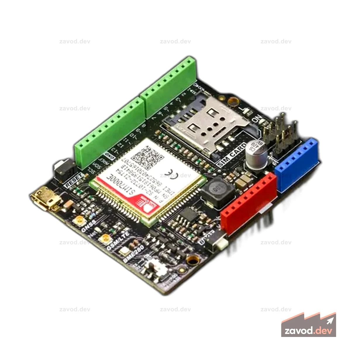 SIM7000E Плата расширения Arduino NB-IoT/LTE/GNSS/GPRS/GPS (Европа)