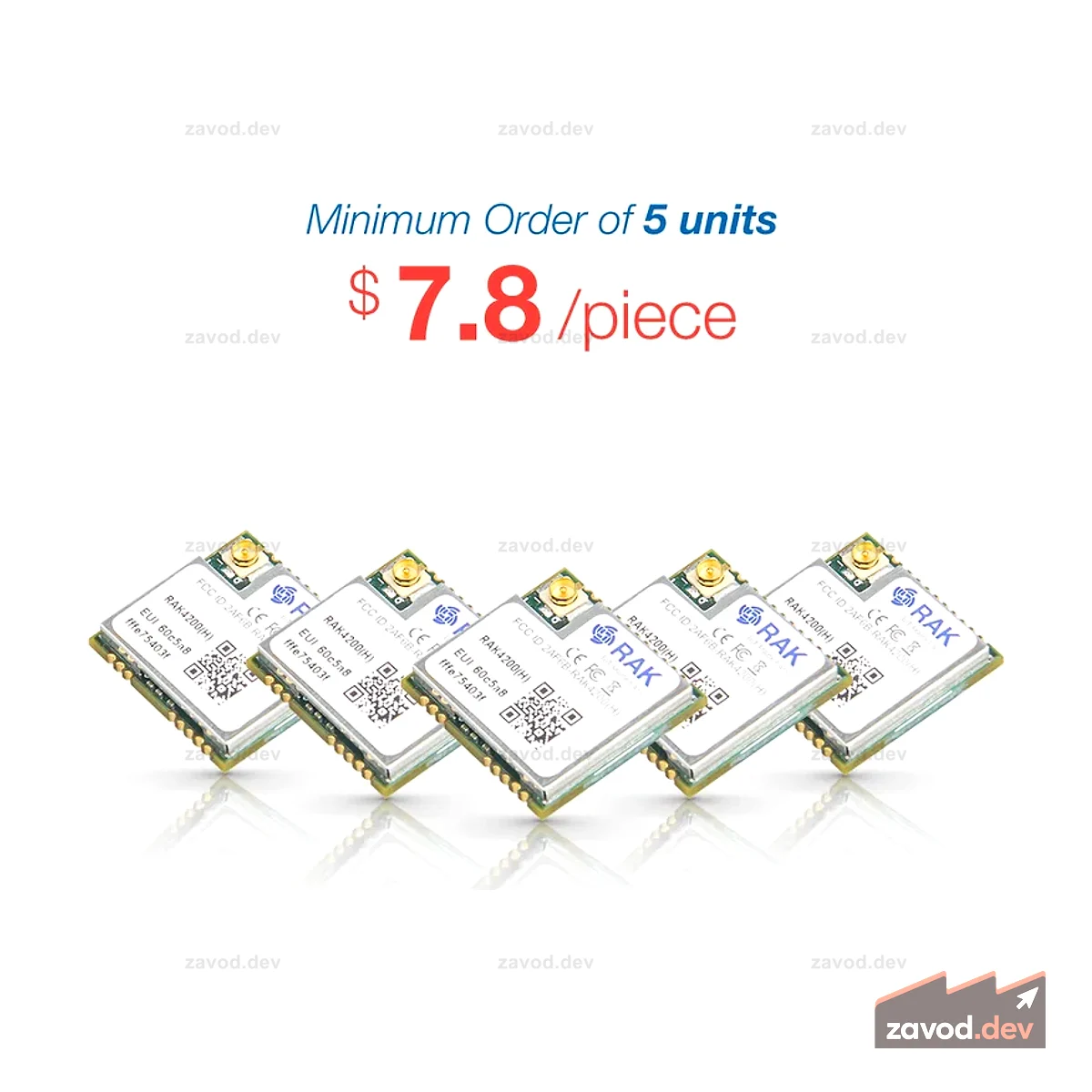 RAK4200 STM32L071 SX1276 Модуль для LoRaWAN