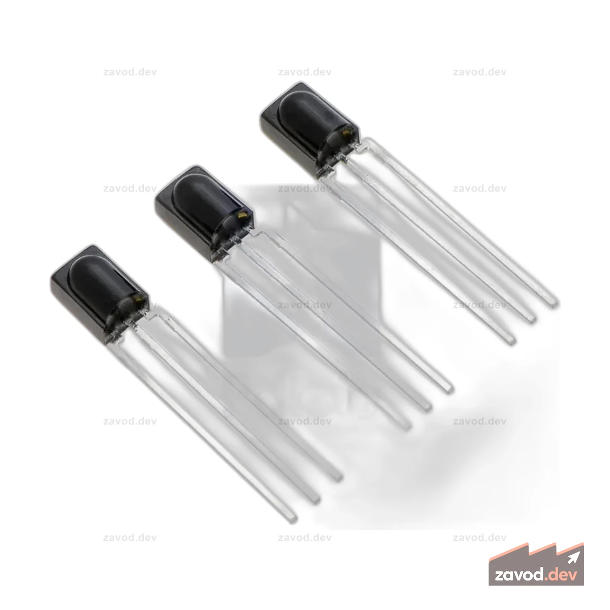 Vishay TSSP58P38 Модуль ИК-детектора, 38 кГц, автоматическое усиление (3 шт.)