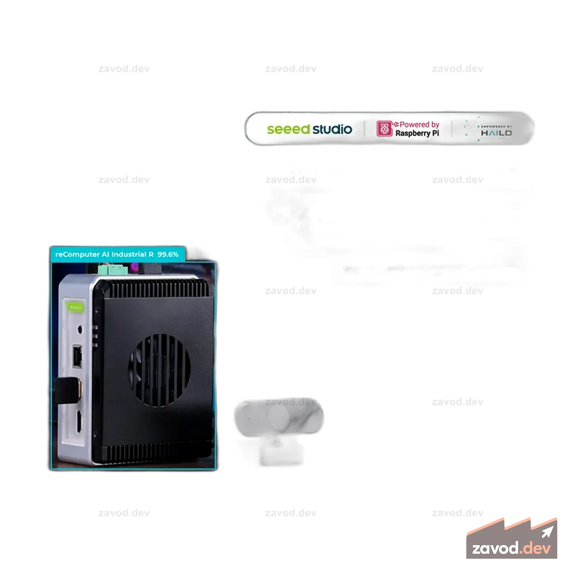 reComputer AI Industrial R2145-12 — самый мощный в мире блок Raspberry Pi AI