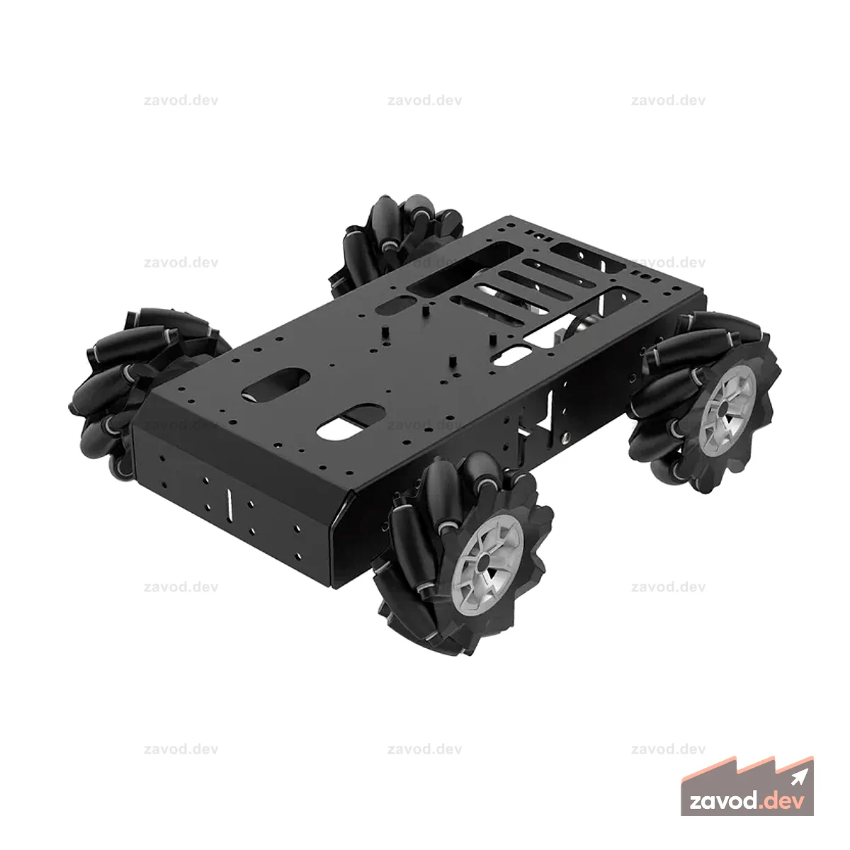 Hiwonder большое металлическое шасси автомобиля 4WD для робота Arduino/Raspberry Pi/ROS с мотор-редуктором с энкодером 8 В