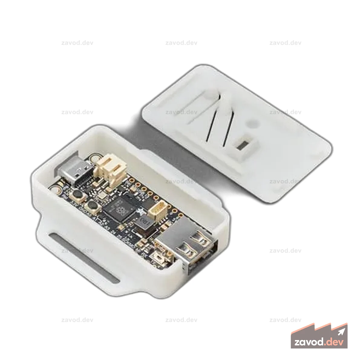 Защелкивающийся корпус для USB-хоста Adafruit Feather RP2040