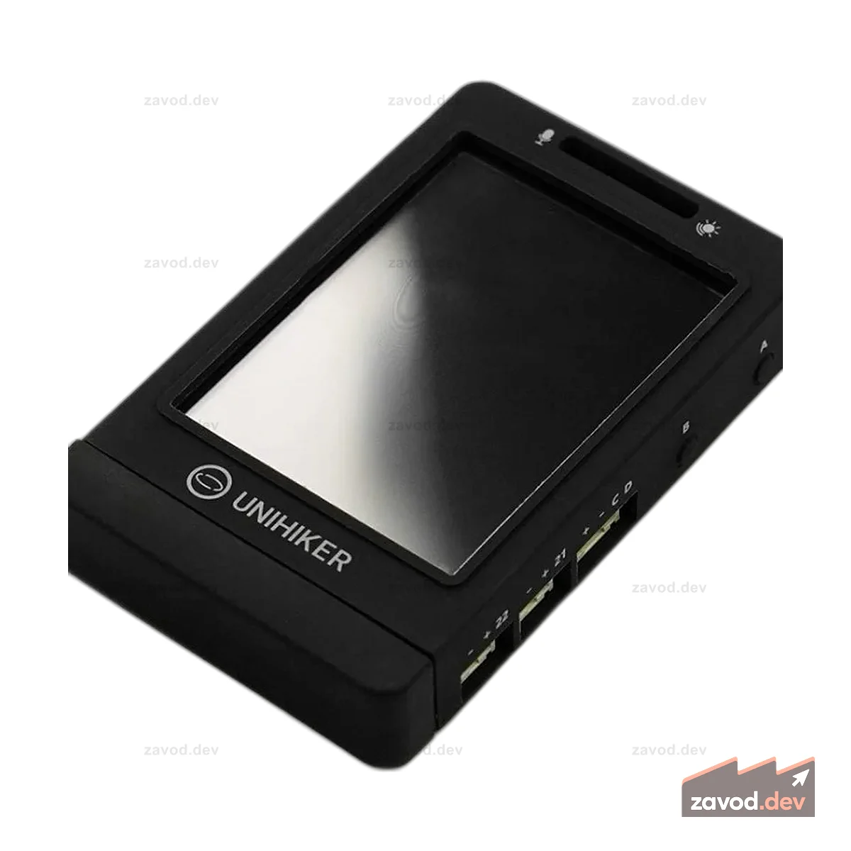 Одноплатный компьютер UNIHIKER M10 IoT в черном силиконовом чехле