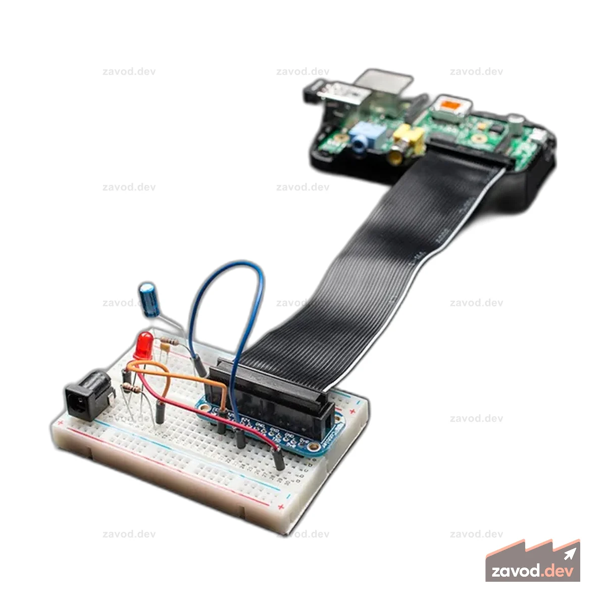 Сборка Pi Cobbler Adafruit + кабель для Raspberry Pi [модель B]