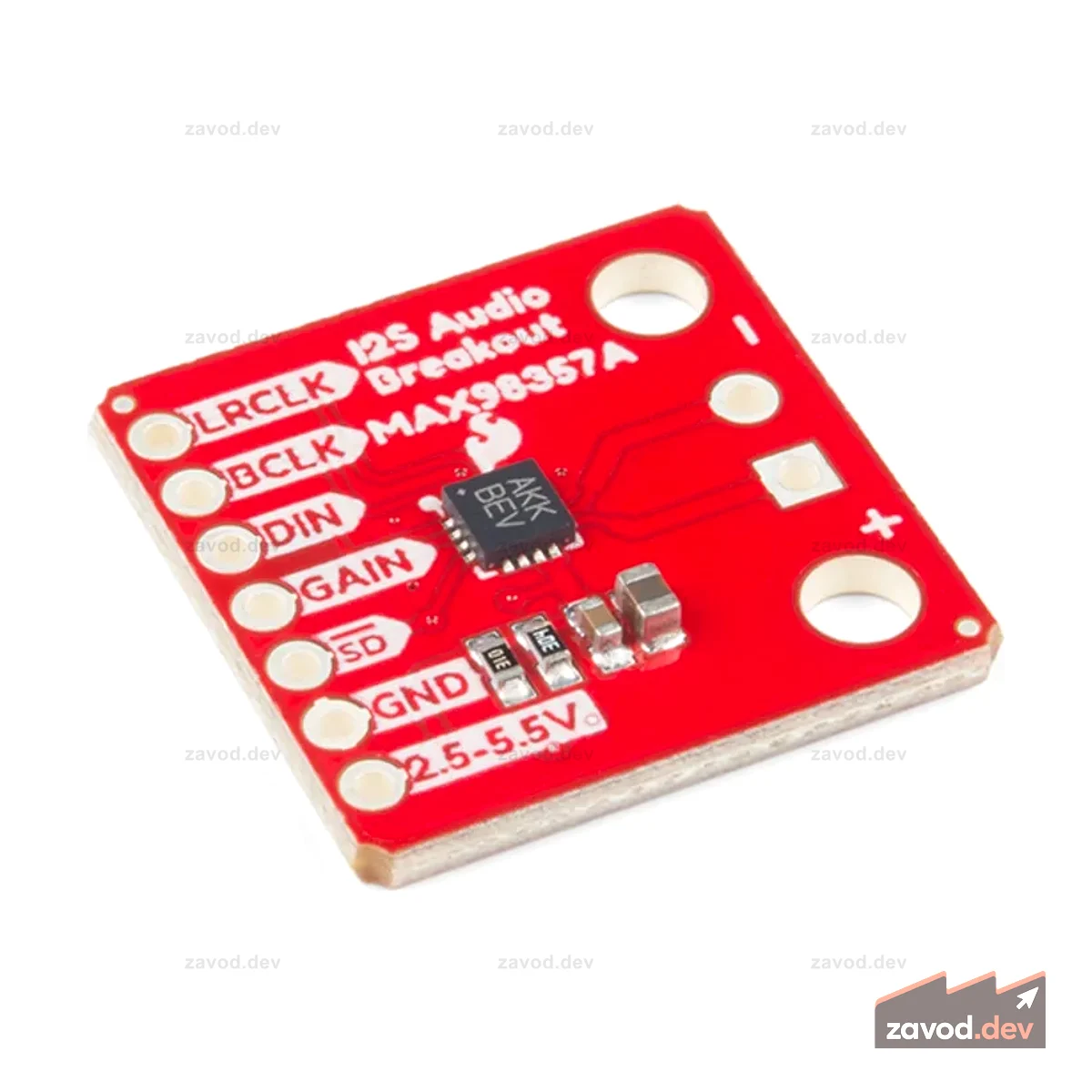 Аудиосистема SparkFun I2S — MAX98357A