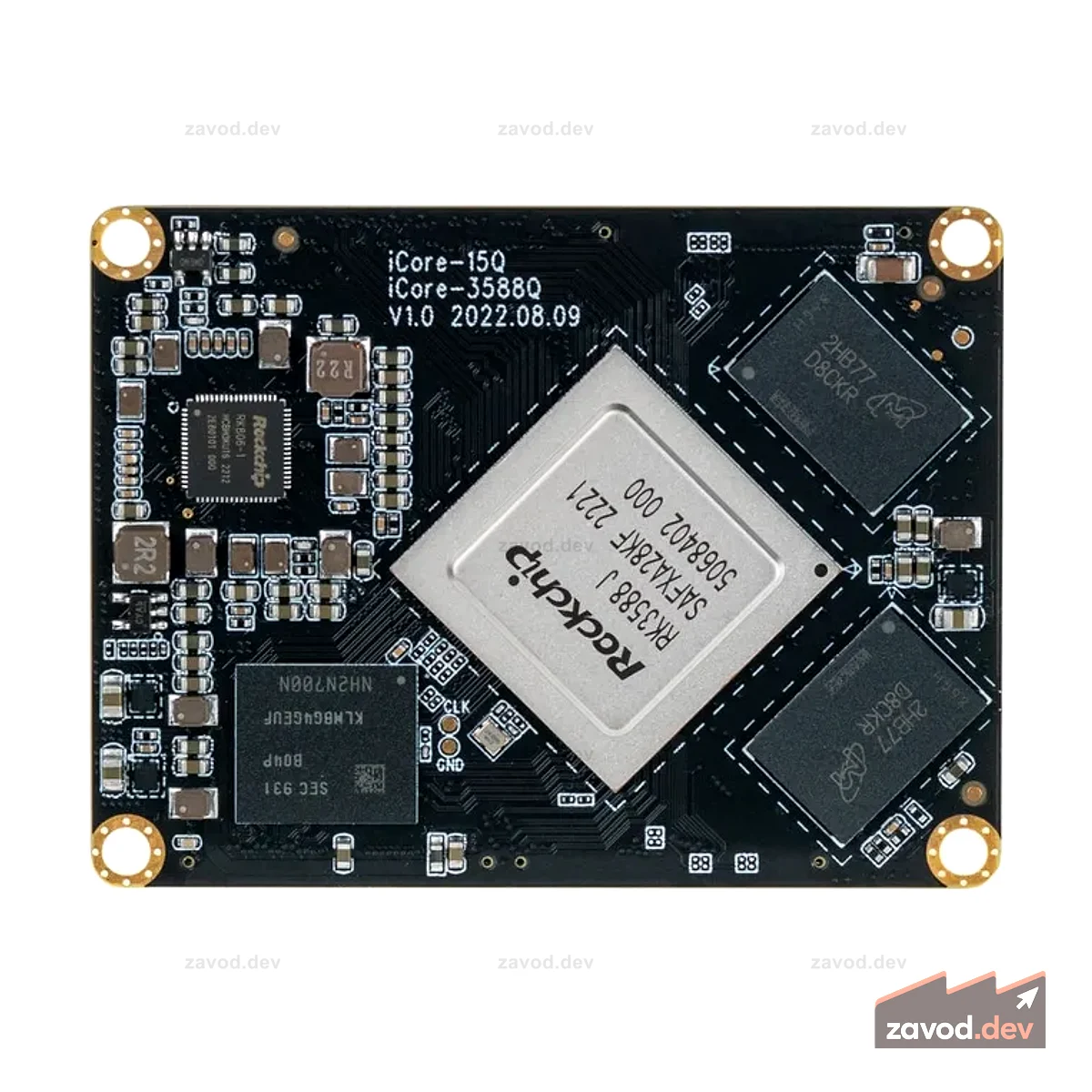 iCore-3588JQ 8K Промышленная система искусственного интеллекта на модуле