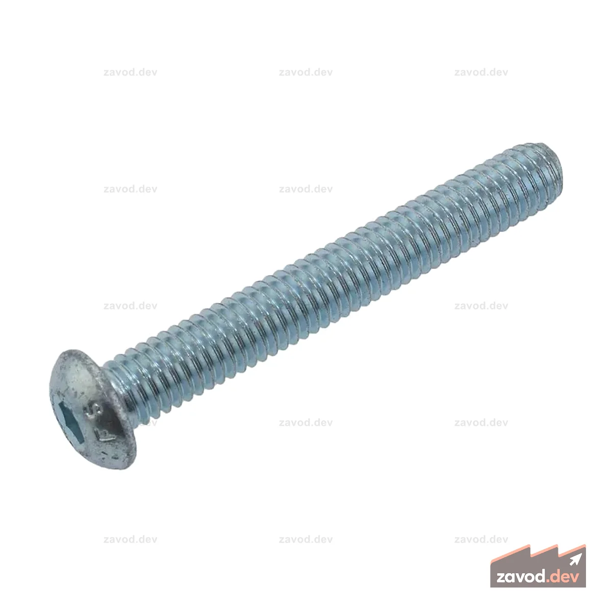 Винт с полукруглой головкой 3/8-16 x 2,75 дюйма