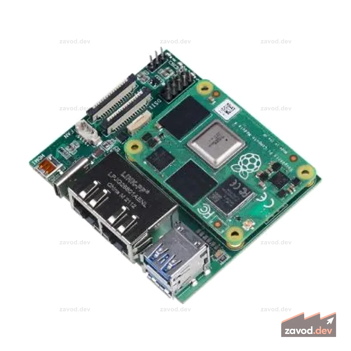 4 ГБ ОЗУ/32 ГБ eMMC Вычислительный модуль Raspberry Pi 4 GbE