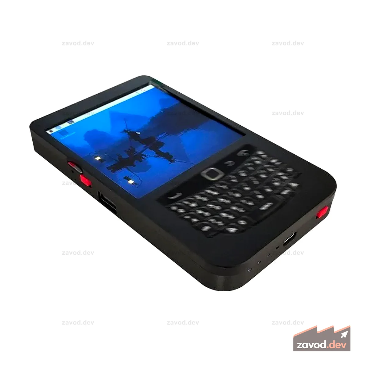 HackberryPi_Zero с клавиатурой 9900 (поставляется с батареями)