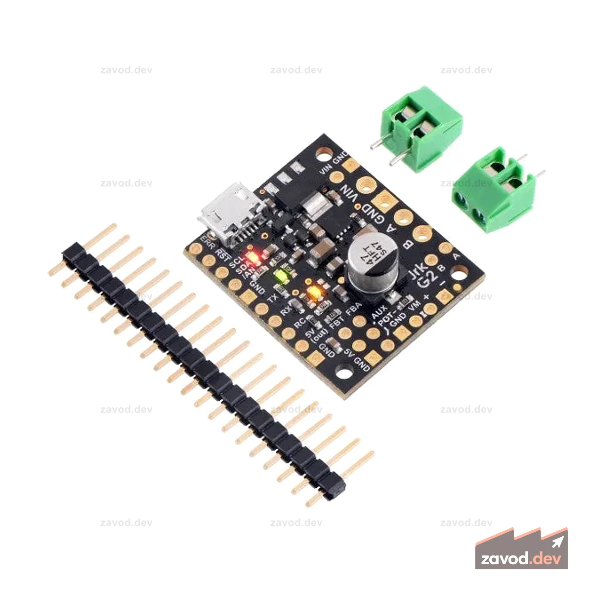 Pololu Jrk G2 21v3 USB-контроллер двигателя с обратной связью