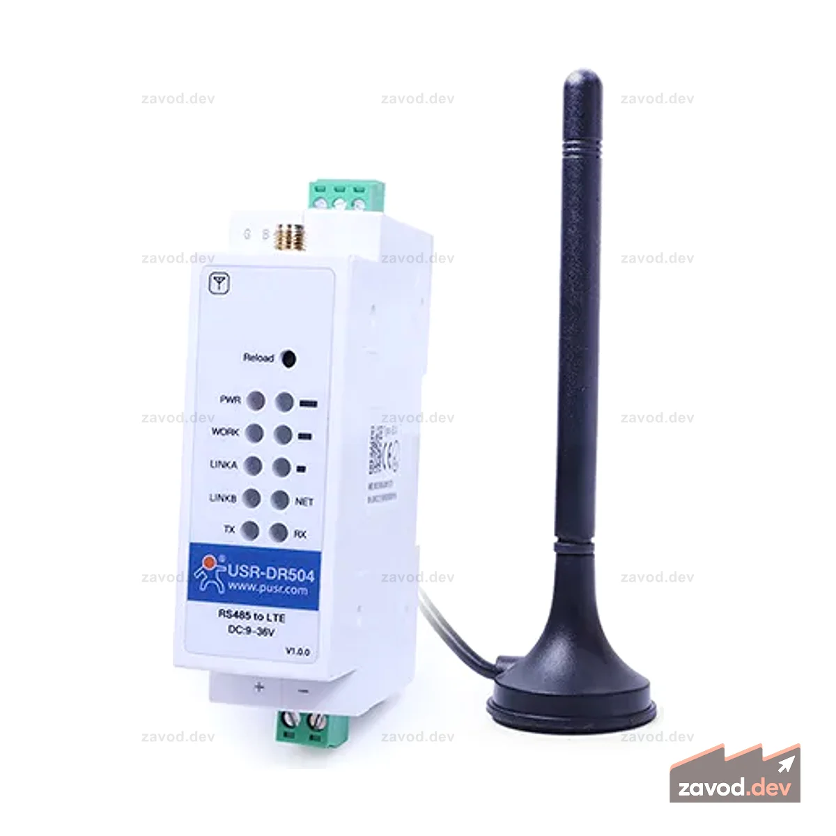 USR-DR504-G Industrielles RS485 Мобильный модем 4G (DIN-Hutschiene)