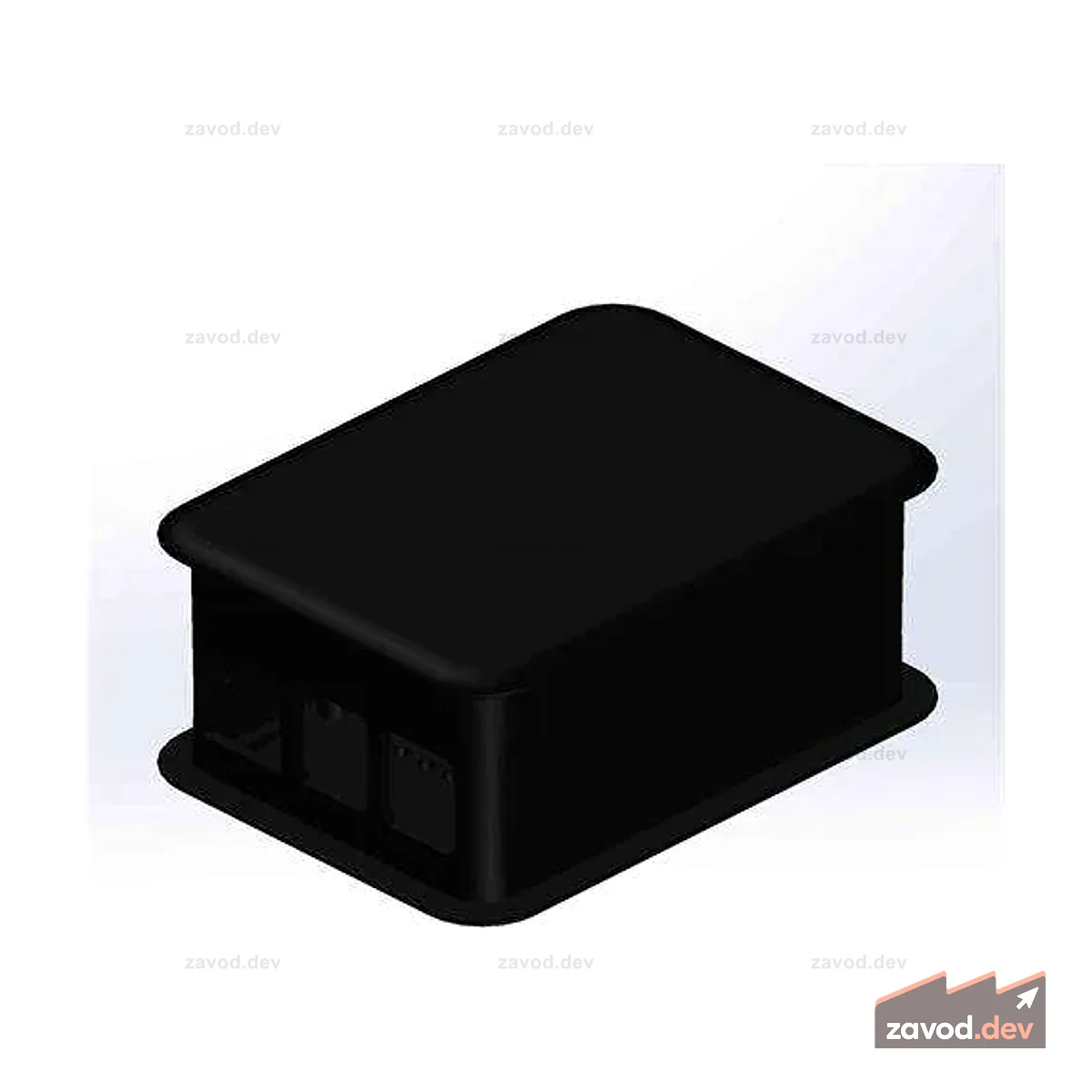 TEKO RASPBERRY PI2B/PI3 ENCL BLK