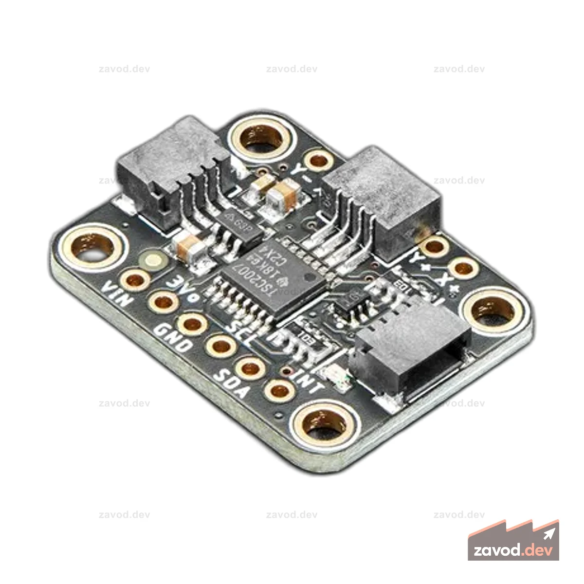 Контроллер резистивного сенсорного экрана Adafruit TSC2007 I2C — STEMMA QT