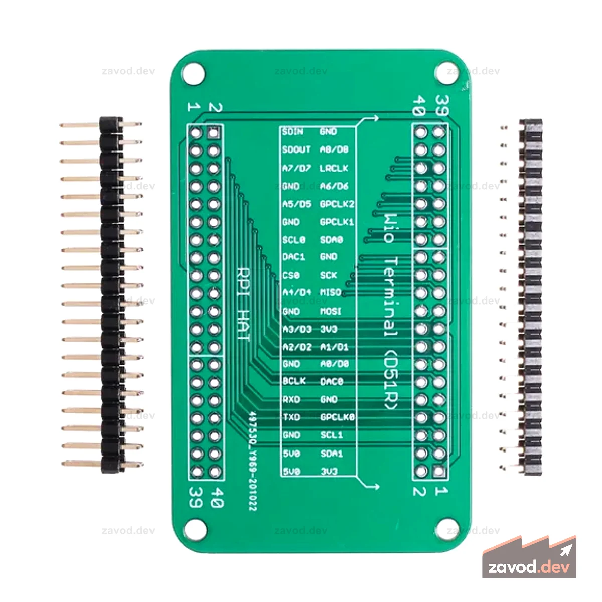 40-контактная плата адаптера Raspberry Pi Hat для терминала Wio