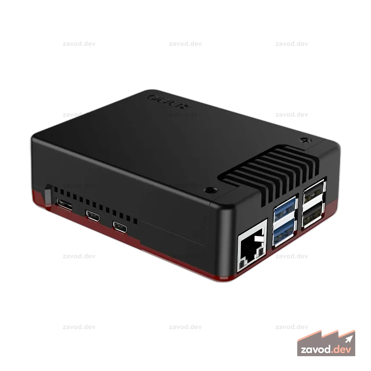Корпус Argon NEO 5 BRED для Raspberry Pi 5 со встроенным вентилятором