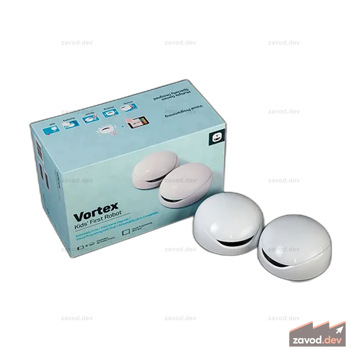 Vortex — программируемый игрушечный робот для детей на базе Arduino (2 шт.) (Снято с производства)
