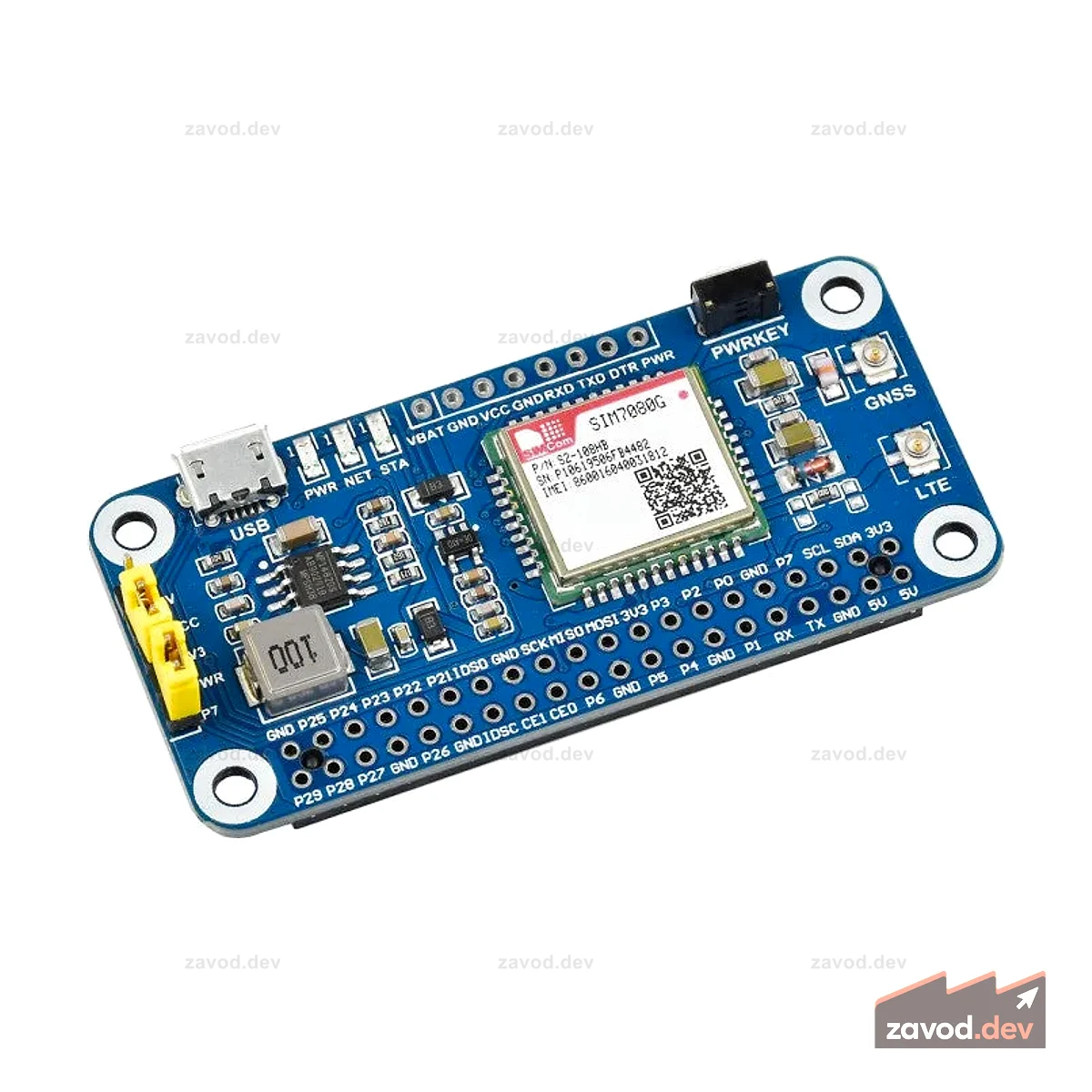 Waveshare 17693 - ШЛЯПА SIM7080G Cat-M/NB-IoT (EN)