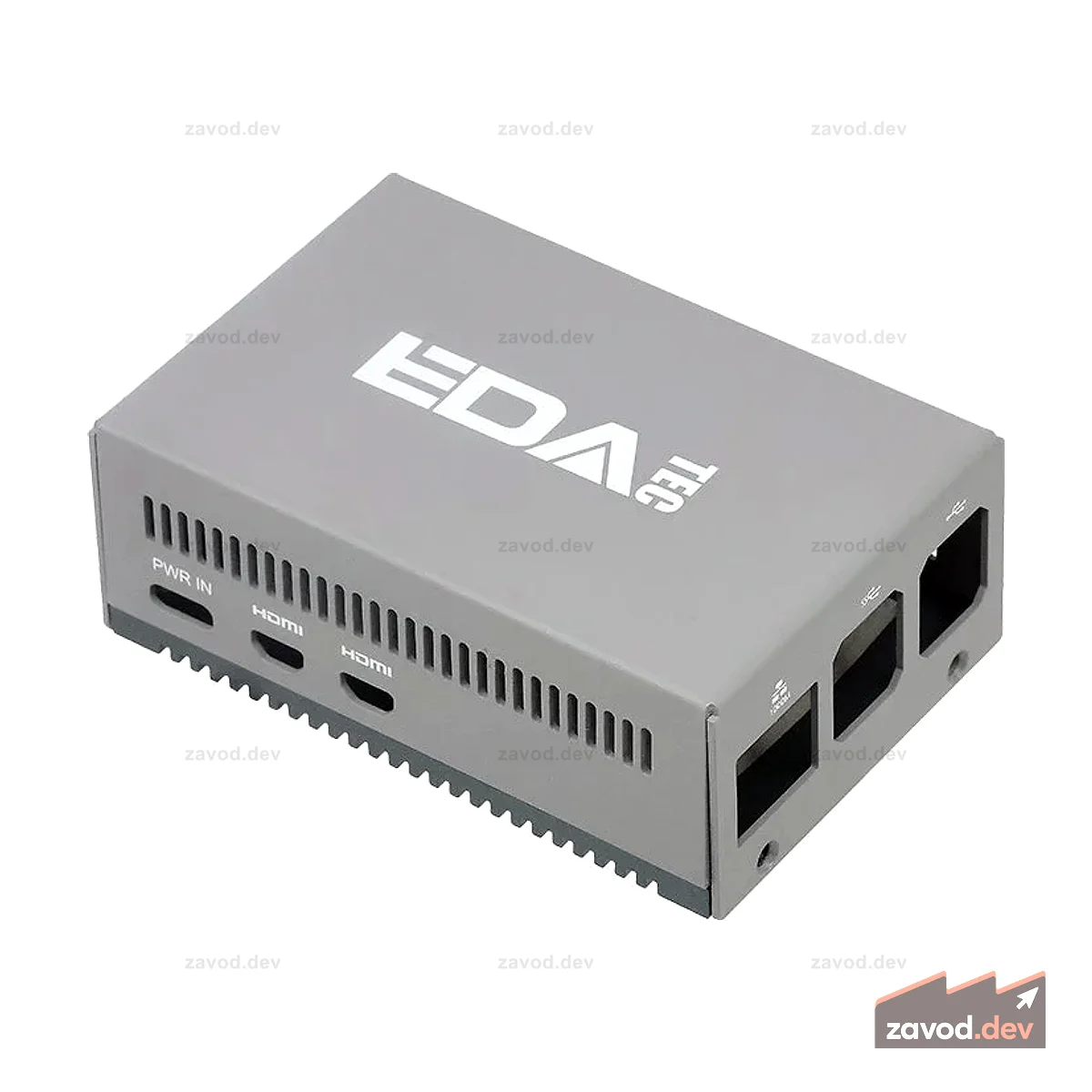 EDADEC ED-Pi5Case-EXT Offenes Gehäuse mit Passivkühlung