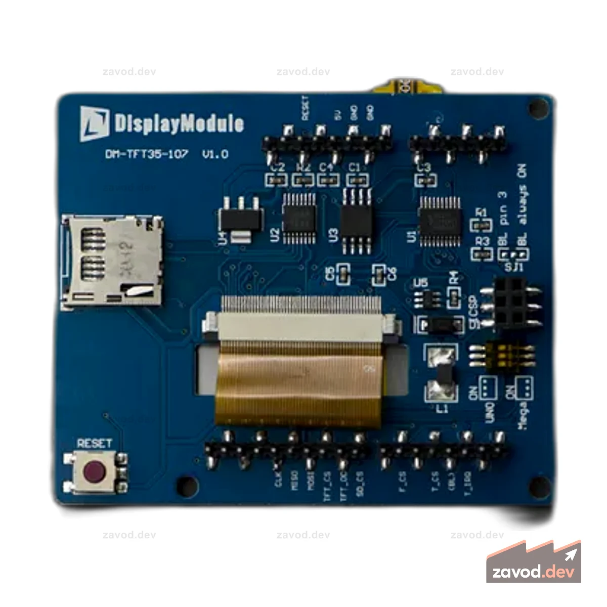 Резистивный сенсорный TFT-экран 3,5 дюйма с флэш-памятью 4 МБ для Arduino и mbed (Снято с производства)