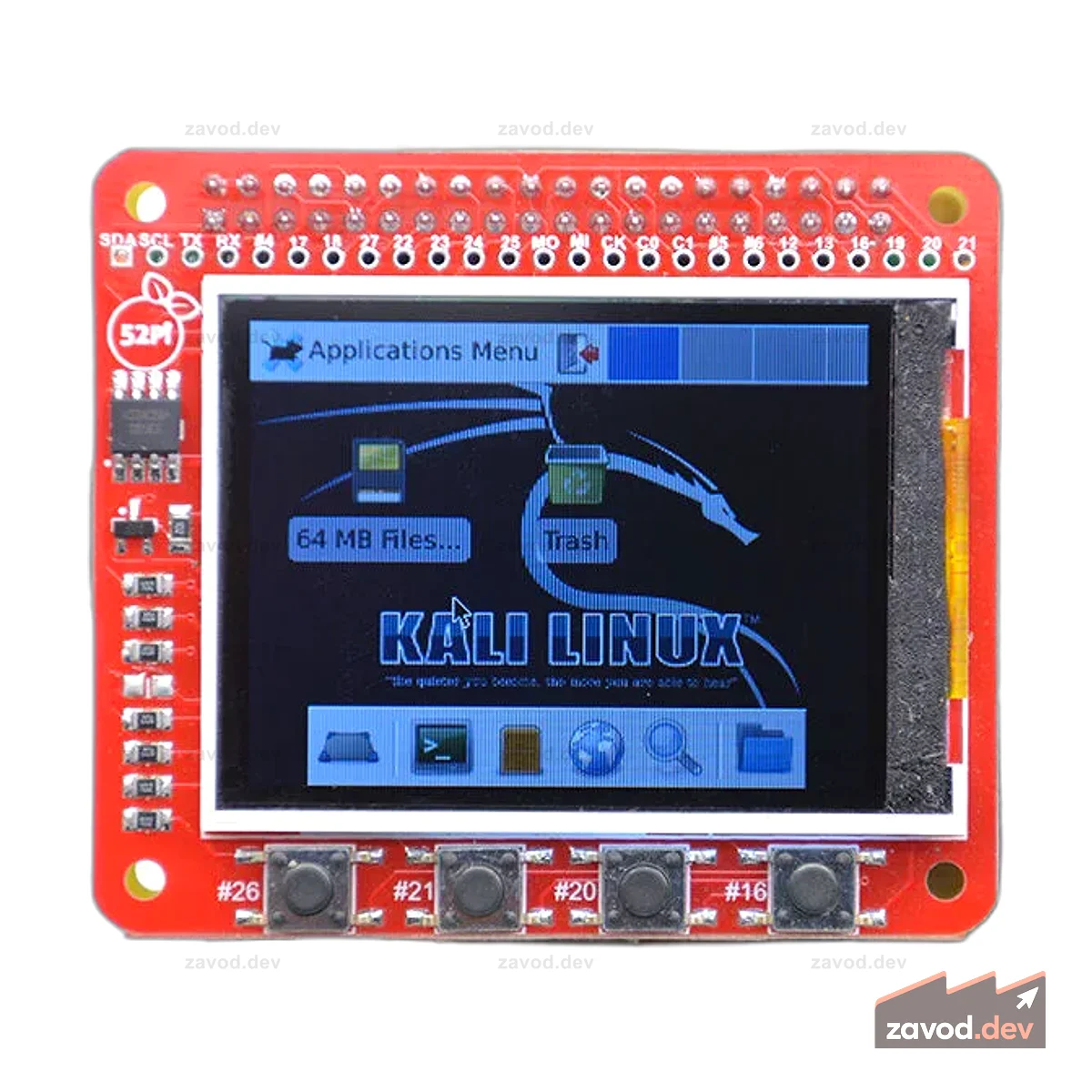 Модуль Raspberry Pi 2,2-дюймовый TFT-дисплей и WOT Touch