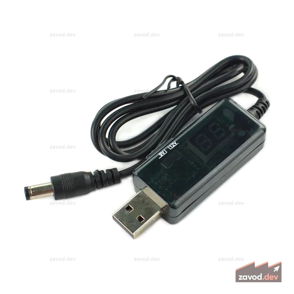 USB повышающий преобразователь (от 5 В до 9 В/12 В, светодиодный дисплей)